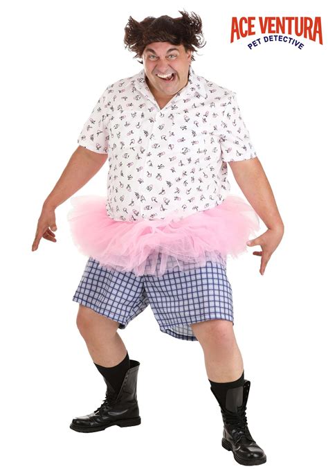 ace ventura tutu|Adult Ace Ventura Tutu Costume with Wig